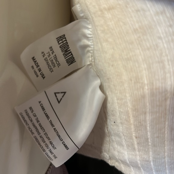 Reformation ribbed wraparound top - Picture 3 of 3